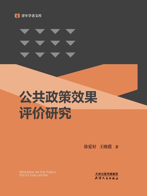 Title details for 公共政策效果评价研究 by 徐爱好 - Available